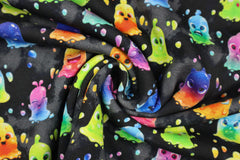 Alpenfleece Digital Flubber Ghost - schwarz