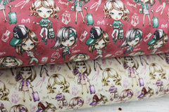 Alpenfleece Digital Girls Travel & Dance - natur