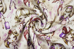 Alpenfleece Digital Girls Travel & Dance - natur