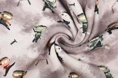 Alpenfleece Ninja Kämpfer - taupe