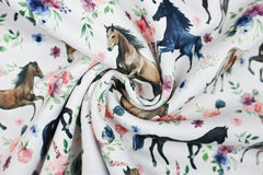 Alpenfleece Digital Pferde Liebe