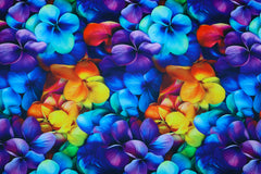 Alpenfleece Digital Rainbow Flowers