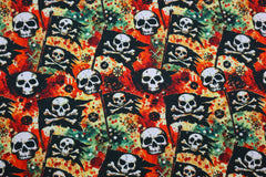 Alpenfleece Digital Skull Flags