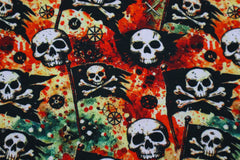 Alpenfleece Digital Skull Flags