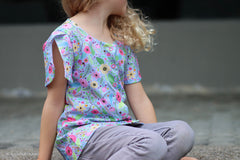 Baumwoll Webware Happy Easter Blumenwiese