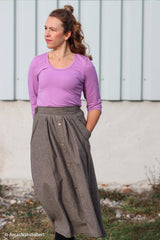 Baumwolljersey Vanessa Uni - Saison HW25/26