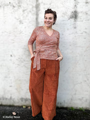 Baumwolljersey Autumn Damask by Bienvenido Colorido