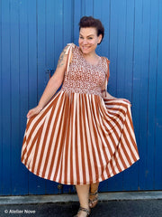 Viskosejersey Happy Stripes by Cherry Picking