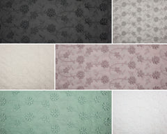 Baumwoll Blumenstickerei Fiona