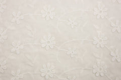 Baumwoll Blumenstickerei Fiona