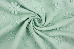 Baumwoll Blumenstickerei Fiona