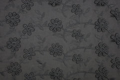 Baumwoll Blumenstickerei Fiona