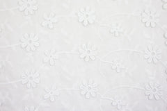 Baumwoll Blumenstickerei Fiona