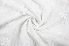 Baumwoll Blumenstickerei Fiona