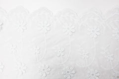 Baumwoll Blumenstickerei Fiona