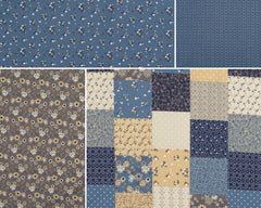 Baumwoll Cretonne Cataleya - blau