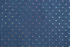 Baumwollstoff Denim Drops