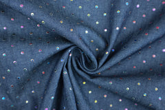 Baumwollstoff Denim Drops