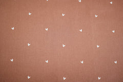 Baumwollstoff Kleine Herzchen