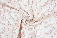 Baumwollstoff Blätterranken