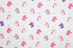 Baumwollstoff Einhörner