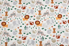 Baumwollstoff Zoo Animals