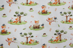 Baumwollstoff Cute Fox