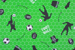 Baumwollstoff Fußball