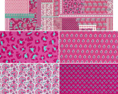 Baumwollstoff Enjoy Collection - fuchsia