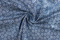 Baumwollstoff Chambray Tie Dye