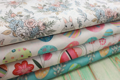 Baumwoll-Druck Ostern