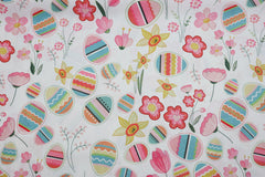 Baumwoll-Druck Ostern