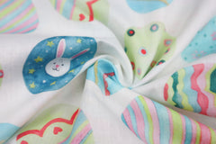 Baumwoll-Druck Ostern