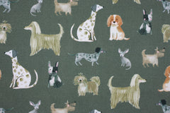 Baumwoll Popeline Digital Bester Freund