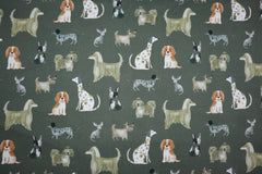 Baumwoll Popeline Digital Bester Freund