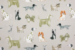 Baumwoll Popeline Digital Bester Freund