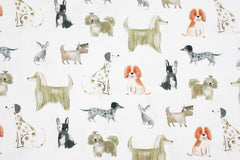 Baumwoll Popeline Digital Bester Freund