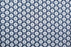 Baumwoll Popeline Retro Geometric Flowers