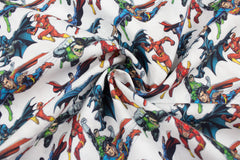 Lizenz Baumwoll Popeline Justice League Defenders of Earth