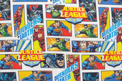 Lizenz Baumwoll Popeline Justice League Defenders of Earth