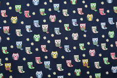 Baumwoll Popeline Little Ones Owls