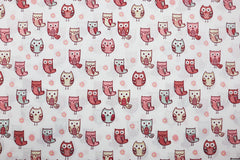 Baumwoll Popeline Little Ones Owls