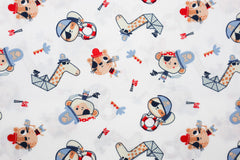 Baumwoll Popeline Little Ones Pirates