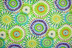 Baumwoll-Stretch Popeline Batik Mandala