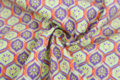 Baumwoll Stretch Satin Flower Flair