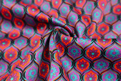 Baumwoll Stretch Satin Flower Flair