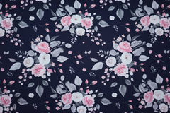 Baumwoll Webware Rose