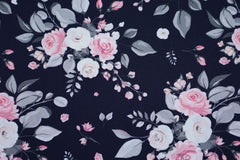 Baumwoll Webware Rose