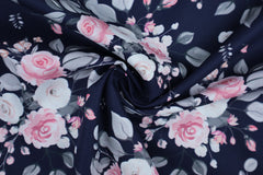 Baumwoll Webware Rose