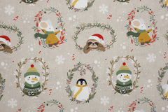 Baumwoll Webware Winter Dream